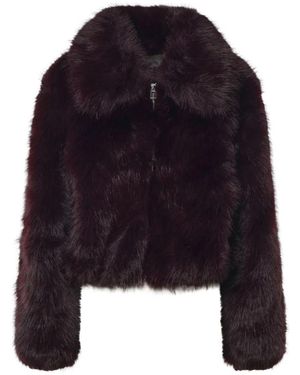Frankie Shop Faux Fur & Shearling Jackets - Negro