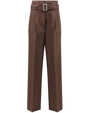 The Seafarer Wide Trousers - Marrone