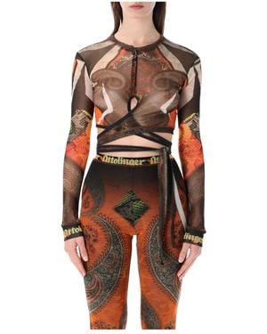 OTTOLINGER Long Sleeve Tops - Red