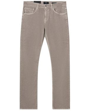 7 For All Mankind Straight Fit Jeans - Grey