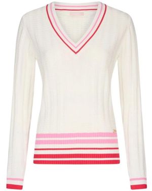 Liu Jo V-Neck Knitwear - Pink
