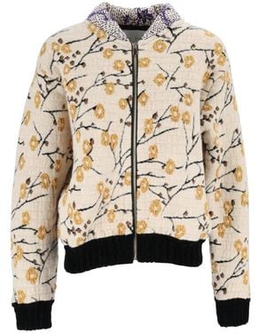 forte_forte Bomber Jaquard Kirschblüte - Natur