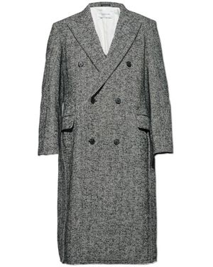 Lanvin Double-Breasted Coats - Grigio