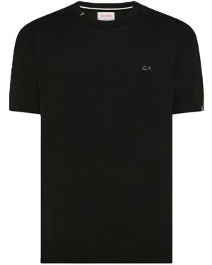 Sun 68 Round-Neck Knitwear - Negro
