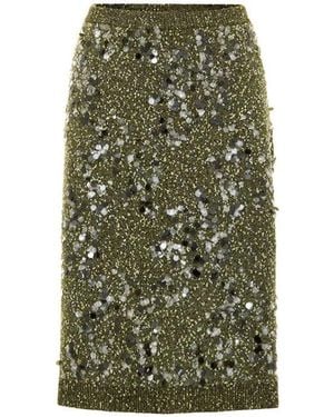 Gucci Green Viscose Skirt