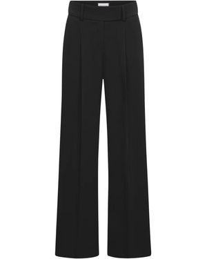 Seductive Wide Trousers - Black
