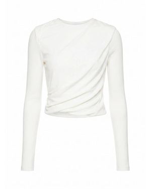 DIESEL Tops ,Wit ,Katoen T-Asay-Pl Long Sleeve Top
