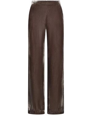 Maliparmi Straight Trousers - Marrone
