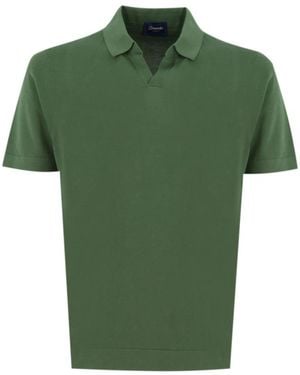 Drumohr Polo Shirts - Green