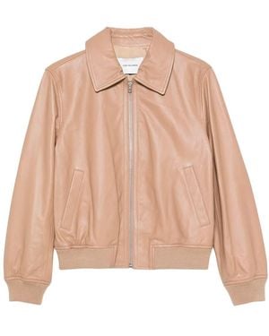 Yves Salomon Leather Jackets - Pink