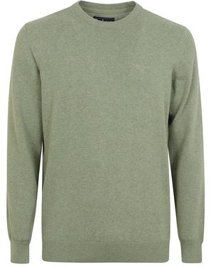 Barbour Round-Neck Knitwear - Green
