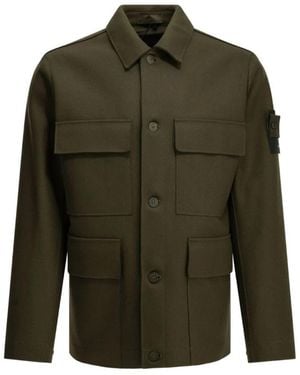 Stone Island Light Jackets - Verde