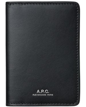 A.P.C. Wallets & Cardholders - Negro