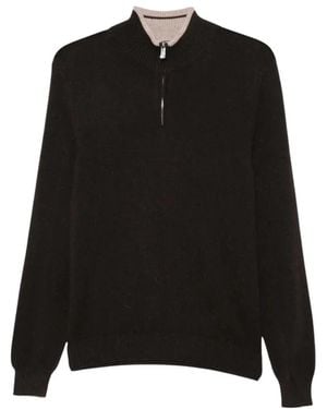Fedeli Round-Neck Knitwear - Negro