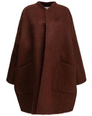 Max Mara Jassen ,Bruin ,Wol Geranio Jas