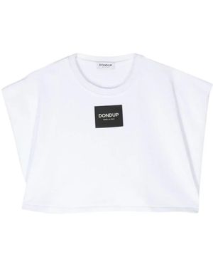 Dondup Sleeveless Tops - White