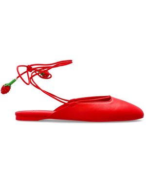 Kate Spade Schoenen ,Rood ,Leer Eloise Ankle Wrap Mule Flat