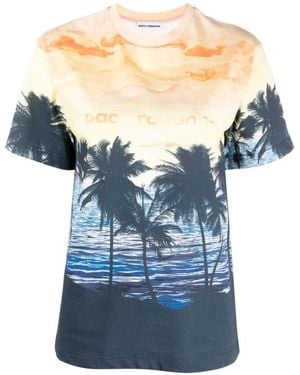 Rabanne T-Shirts - Blue