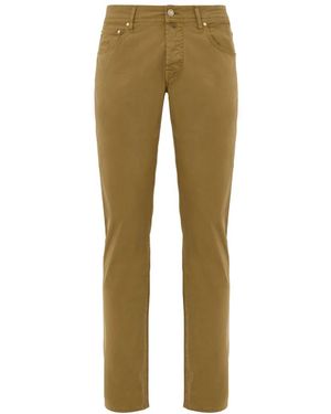Jacob Cohen Stretch Baumwolle Slim Fit Hose - Grün