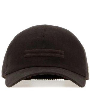 ZEGNA Accessoires ,Bruin ,Linnen Oasi Lino Baseball Cap - Zwart