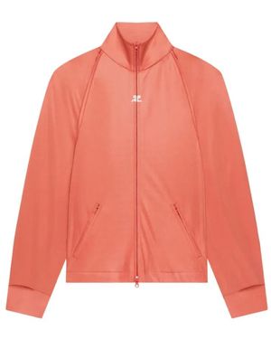 Courreges Fitness ,Oranje ,Cut Out Trainingsjack