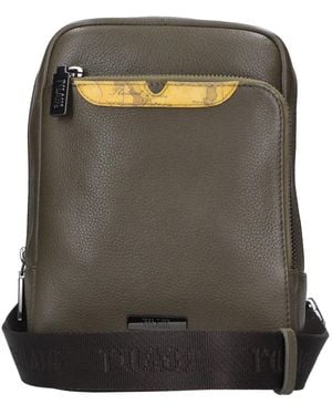 Alviero Martini 1A Classe Cross Body Messenger - Green