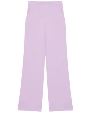 Patrizia Pepe Wide Pants - Purple