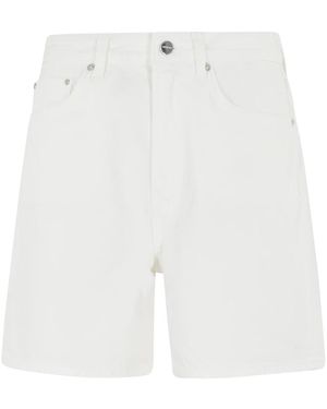 Anine Bing Denim Shorts - White