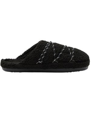 Moon Boot Slippers - Negro