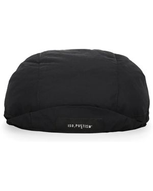 ISO.POETISM Flat Cap - Schwarz