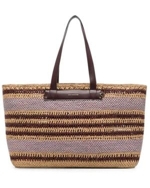 Anya Hindmarch Tassen ,Veelkleurig ,Leer Tote Bag - Bruin