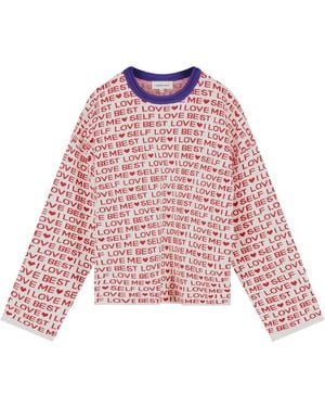 FABIENNE CHAPOT Round-Neck Knitwear - Rouge