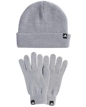 adidas Kb7340 Mütze Mit Handschuhen - Grau