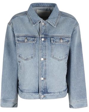DUNST Denim Trucker Jacket - Blau