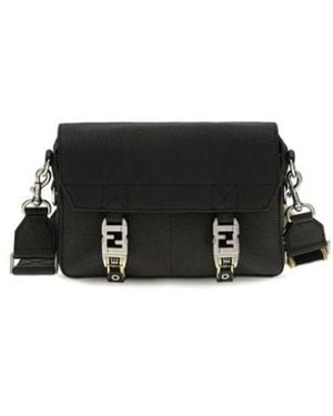 Fendi Baguette Messenger Bag - Schwarz