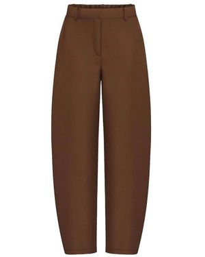Marella Tapered Broeken - Bruin