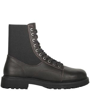 DIESEL Lace-Up Boots - Black