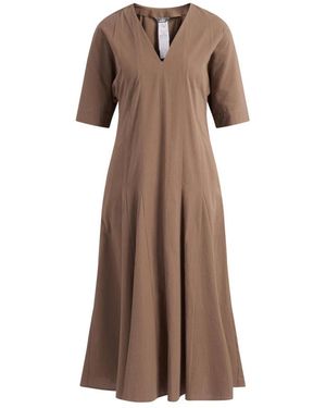 Max Mara Kleedjes ,Bruin ,Jumpsuits