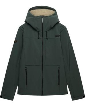 Superdry Hood Borg Trekker Jacket - Groen