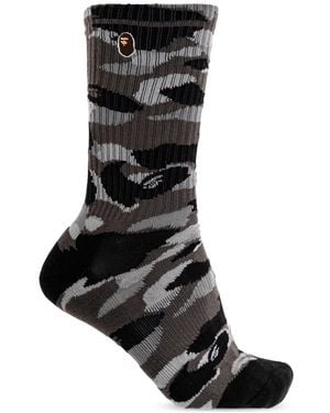 A Bathing Ape Socks - Negro