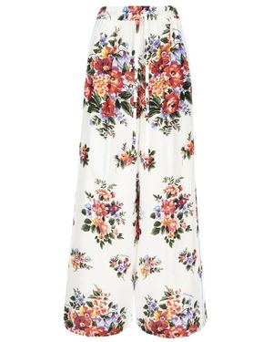 Dolce & Gabbana Wide Trousers - Multicolour