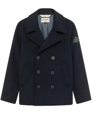 Roy Rogers Double-Breasted Coats - Blue