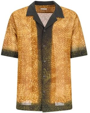 Dries Van Noten Short Sleeve Shirts - Giallo