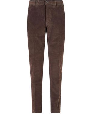 Incotex Slim-Fit Trousers - Brown