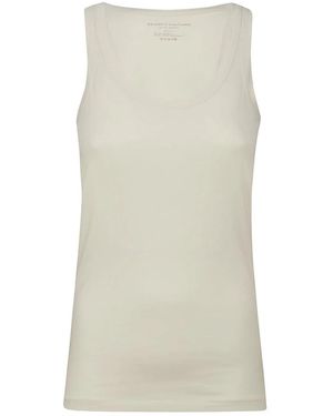 Majestic Filatures Sleeveless Tops - Natural