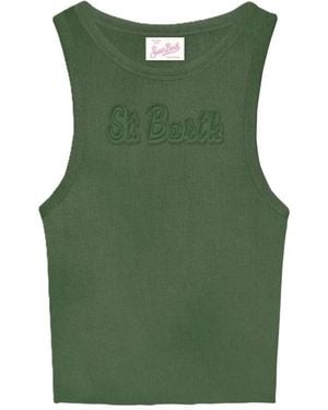 MC2 Saint Barth Sleeveless Tops - Green