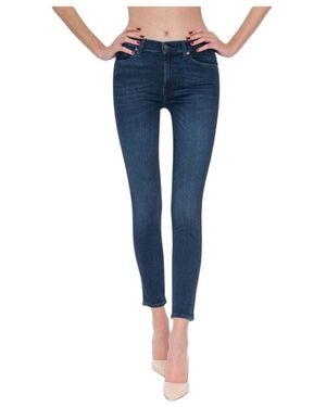 7 For All Mankind Cropped Jeans - Blue