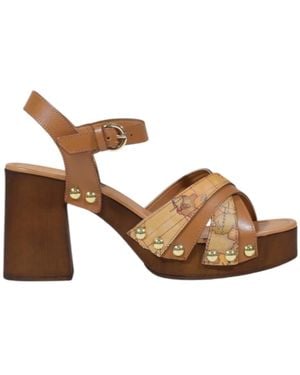 Alviero Martini 1A Classe High Heel Sandals - Brown