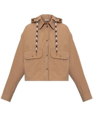 Moncler Jassen ,Bruin ,Jassen - Naturel