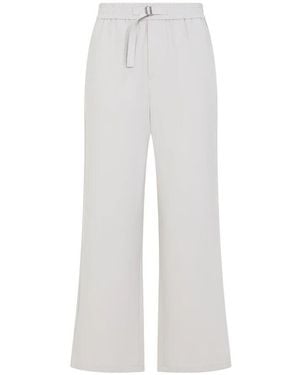 Ami Paris Neutrale Baumwollhose Für Herren - Weiß